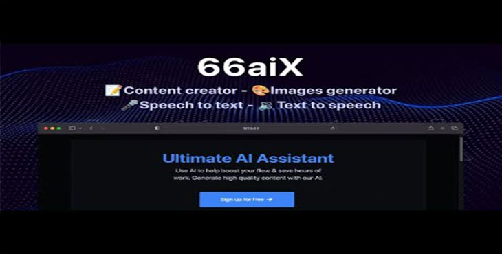 اسکریپت تولید محتوا و تصویر با هوش مصنوعی 66aix